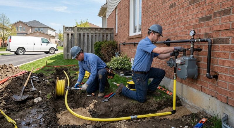 Natural Gas Line Replacement Service
