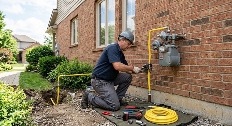 Natural Gas Line Replacement Service